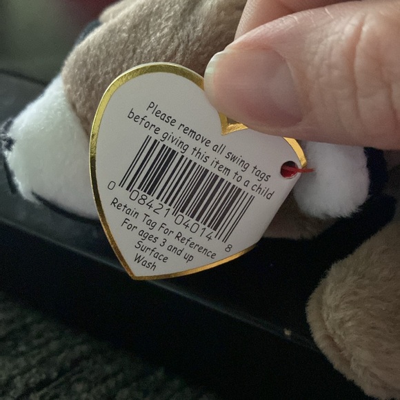 Beanie Baby TY 1995 Ringo Vintage Raccoon - Picture 4 of 8